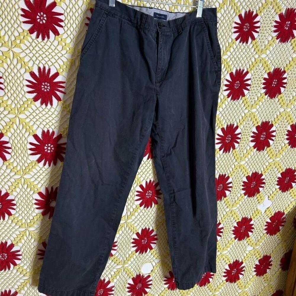 Blue Tommy Hilfiger Khaki Pants Size 34 X 28.5"